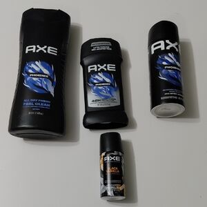 AXE Phoenix Men's Body Care Set - Black and Blue